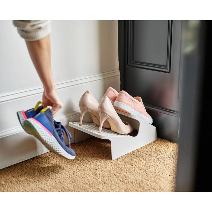 Shoe-In Space-saving Ecru Shoe Rack Joseph Joseph