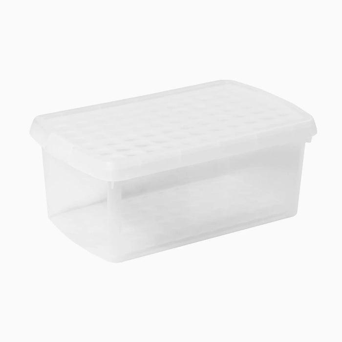SINGLE - 10.5 Litre Wham Clip Plastic Box with Lid 6.02 Wham Storage