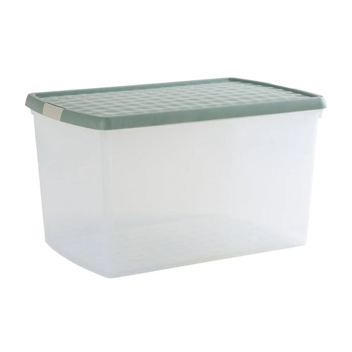 SINGLE - 62 Litre Wham Clip Plastic Storage Box with Lid 13.02 Wham Storage