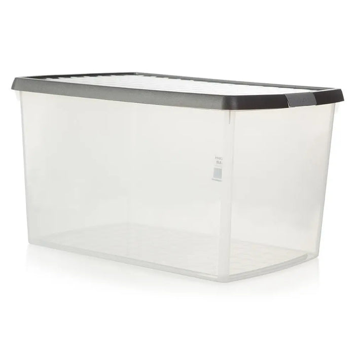 SINGLE - 62 Litre Wham Clip Plastic Storage Box with Lid 13.02 Wham Storage