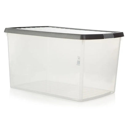 SINGLE - 62 Litre Wham Clip Plastic Storage Box with Lid 13.02 Wham Storage