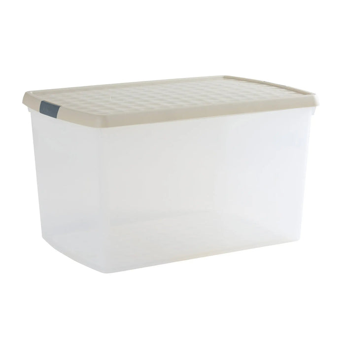 SINGLE - 62 Litre Wham Clip Plastic Storage Box with Lid 13.02 Wham Storage