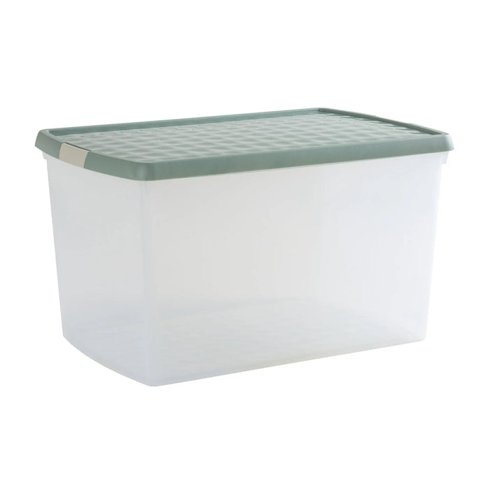 SINGLE - 62 Litre Wham Clip Plastic Storage Box with Lid 13.02 Wham Storage