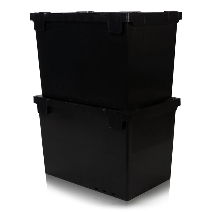 Single 80 Litre Heavy Duty Plastic Box with Bale Arms LH