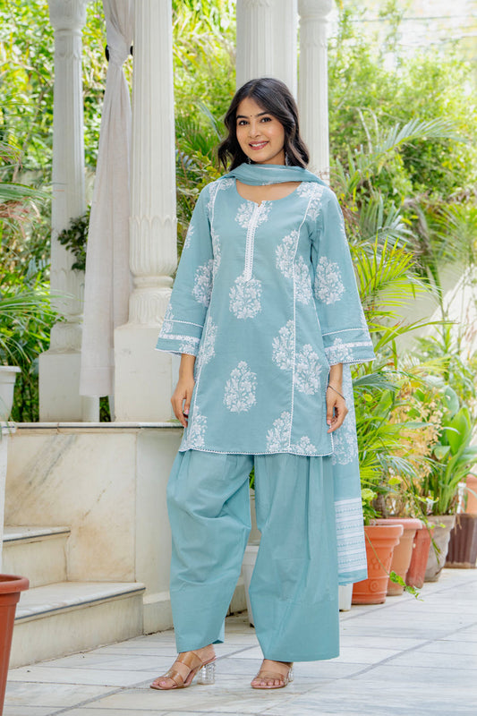 SKY BLOOM FARSHI SUIT SET