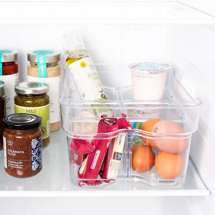 Small Organise Me Plastic Compartment Box Strata
