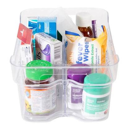Small Organise Me Plastic Compartment Box Strata
