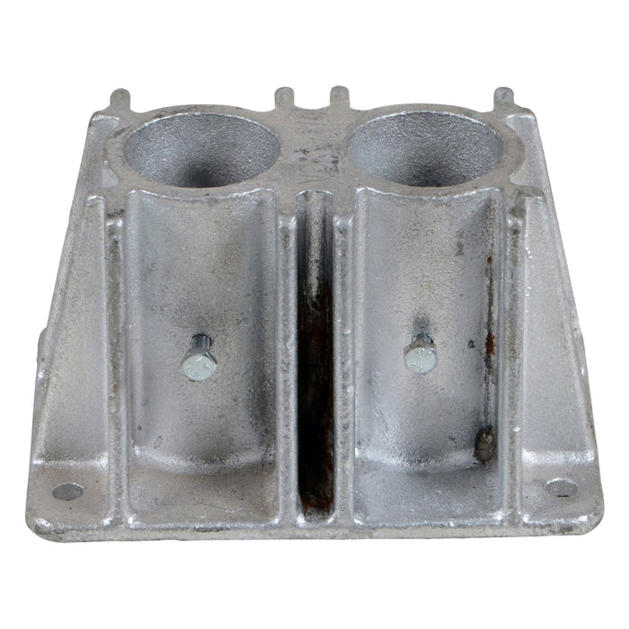 Steel Pipe Safety Railing Double Socket - Crowd Control Warehouse