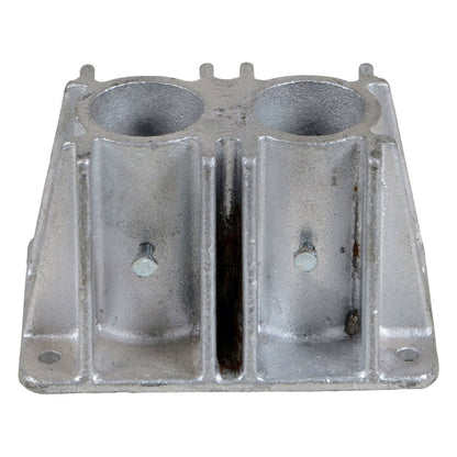 Steel Pipe Safety Railing Double Socket - Crowd Control Warehouse