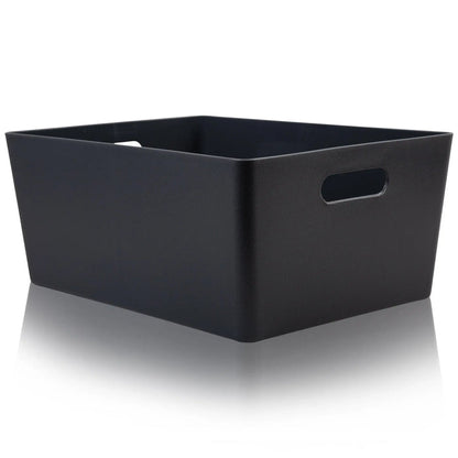Studio Textured Plastic Storage Basket 5.02 Wham Storage