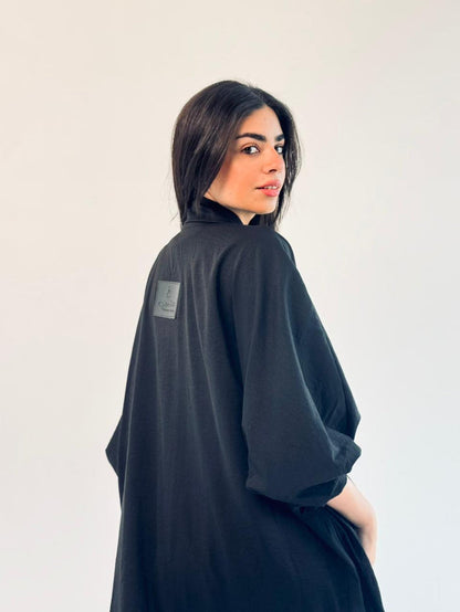 Summer Oversized Kimono -Black