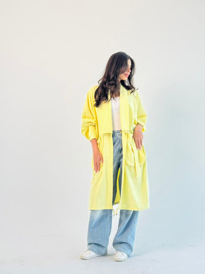Summer Oversized Kimono-Yellow