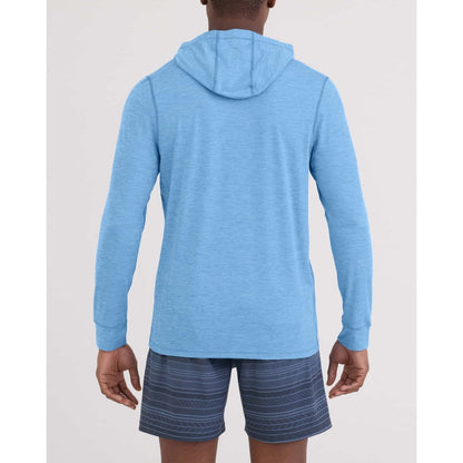SAXX - DROPTEMP ALL DAY COOLING HOODIE | Tranquil Blue Heather