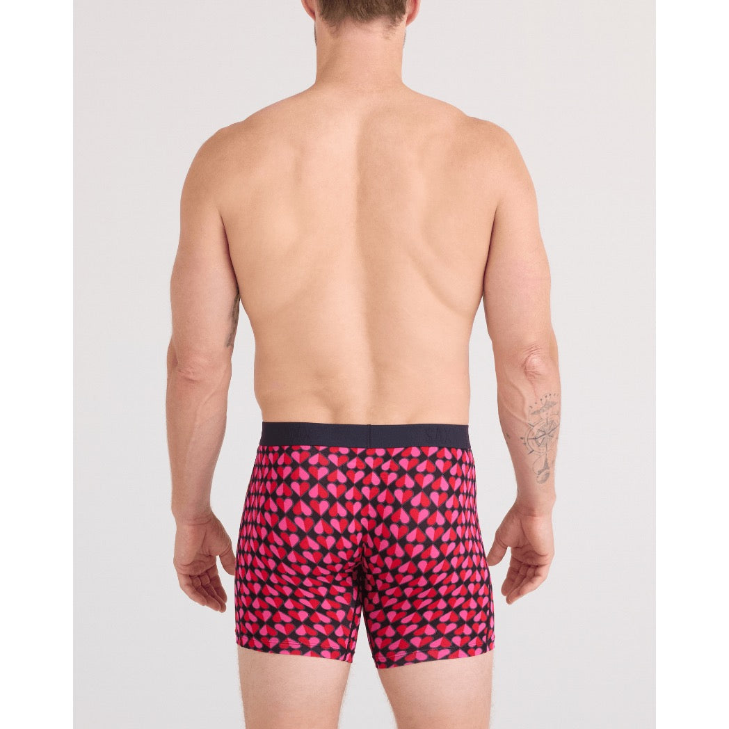 SAXX - VIBE XTRA SUPER SOFT BOXER BRIEF | Love Check Baby Black