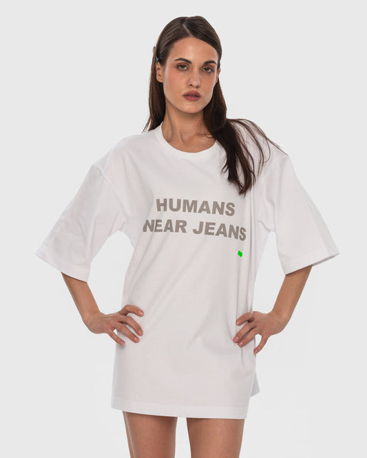 Buy T-Shirt Humans Wear Jeans – Tops by Ksenia Schnaider | Ethical & Sustainable Fashion