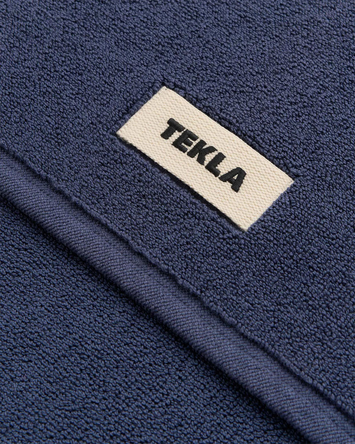 lost & found TEKLA Tekla Terry Bath Mat Navy
