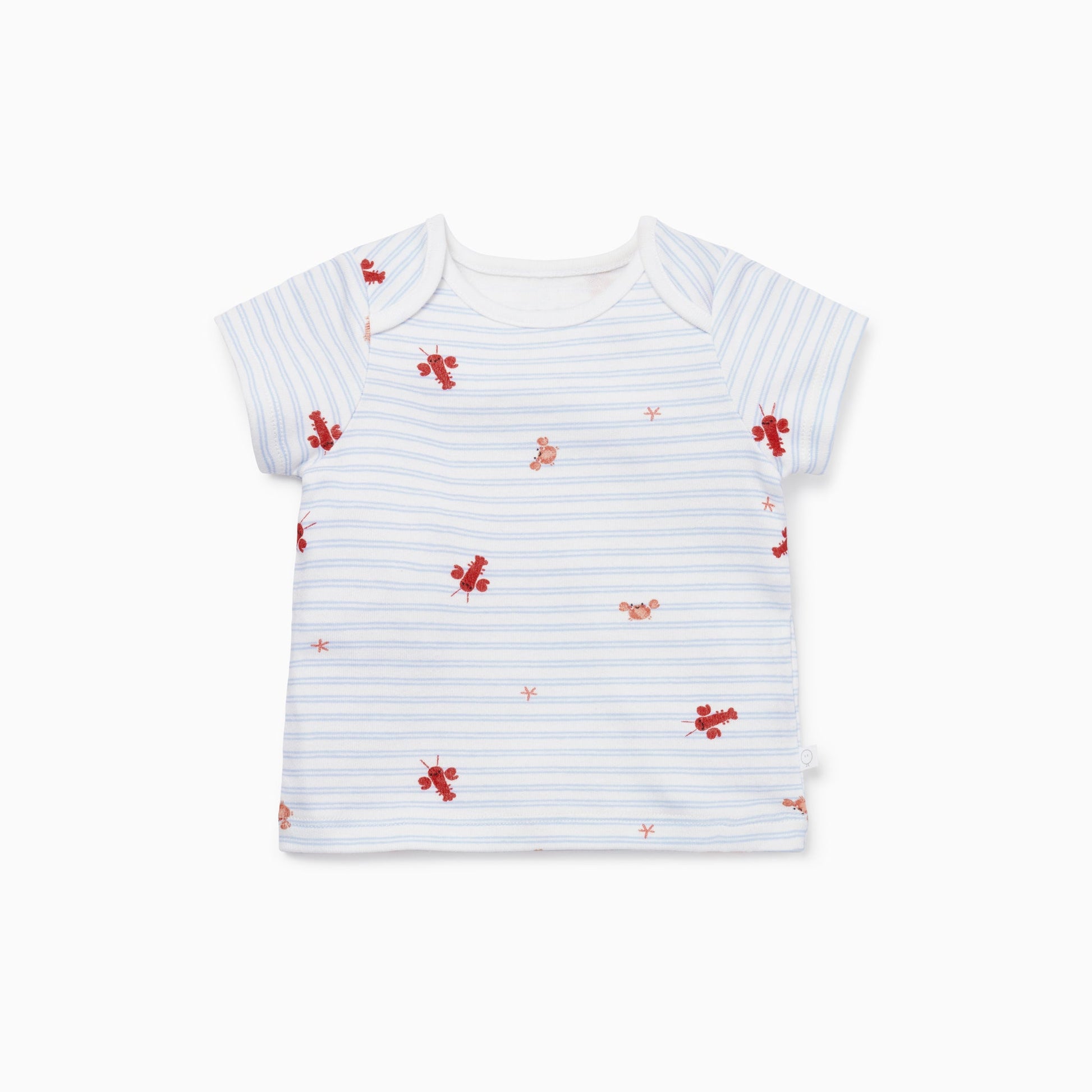 Coral Ocean Stripe T-Shirt & Leggings Set
