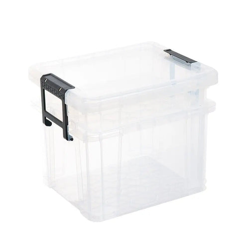 Two Tier Stackmaster Plastic Storage Box with Lid Strata