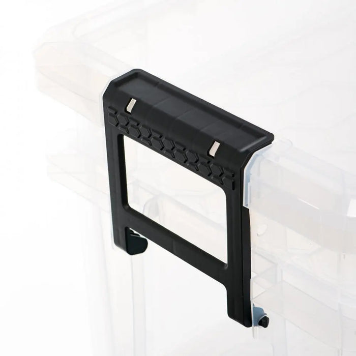 Two Tier Stackmaster Plastic Storage Box with Lid Strata
