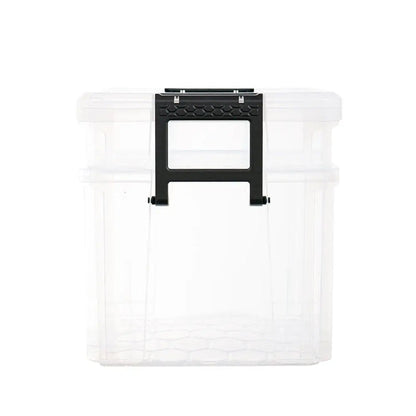 Two Tier Stackmaster Plastic Storage Box with Lid Strata