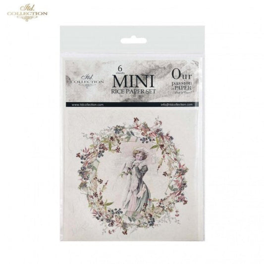 Victorian Holly Days Rice Paper Mini Set by ITD Collection