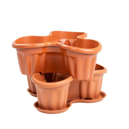 Vista Medium Tri-Planter Wham Storage