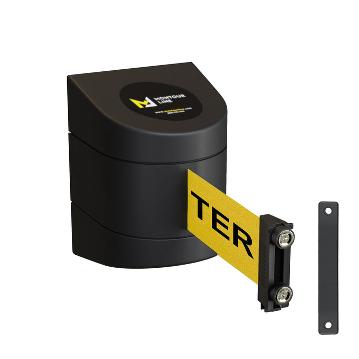 Yellow with "CAUTION - DO NOT ENTER" Black Letters / STANDARD FIXED MOUNT / MAGNETIC BELT END WITH WALL RECEIVER