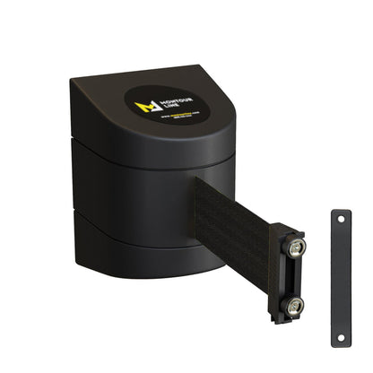 Black / STANDARD FIXED MOUNT / MAGNETIC BELT END WITH WALL RECEIVER