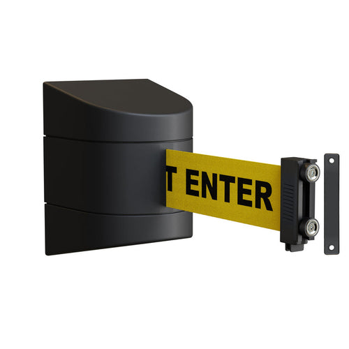 Wall Mounted Retractable Belt Barrier, 30 Ft. Belt - Montour Line WMX160 - Crowd Control Warehouse