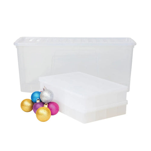 Wham Festive 3 Piece Tree & 2 Bauble Storage Boxes Wham Storage