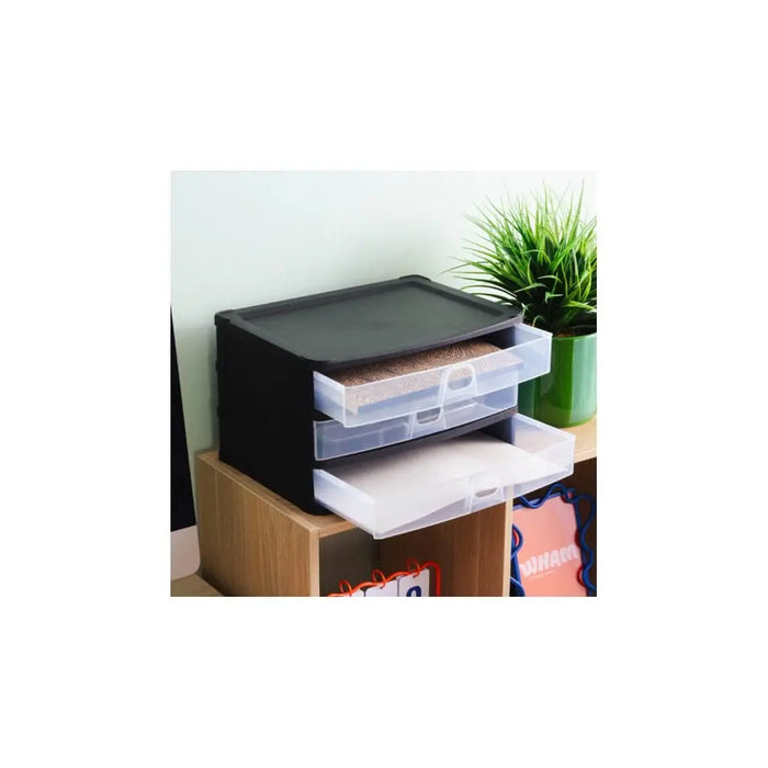 Wham Organise A4 3 Shallow Drawer System Wham Storage