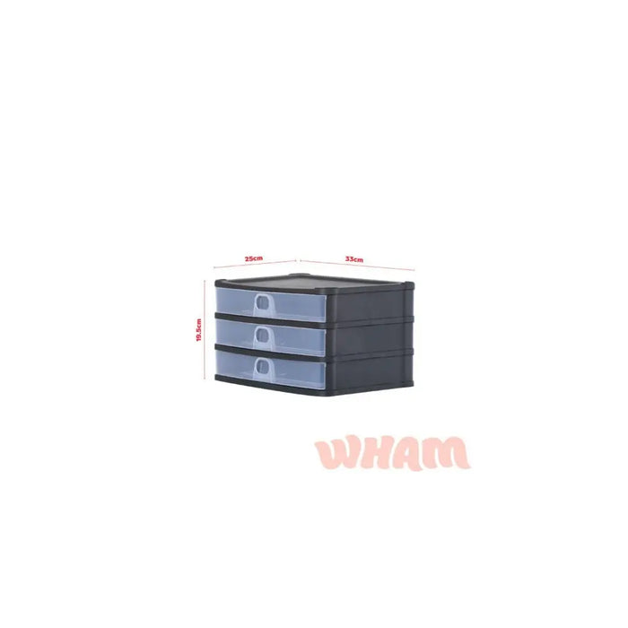 Wham Organise A4 3 Shallow Drawer System Wham Storage