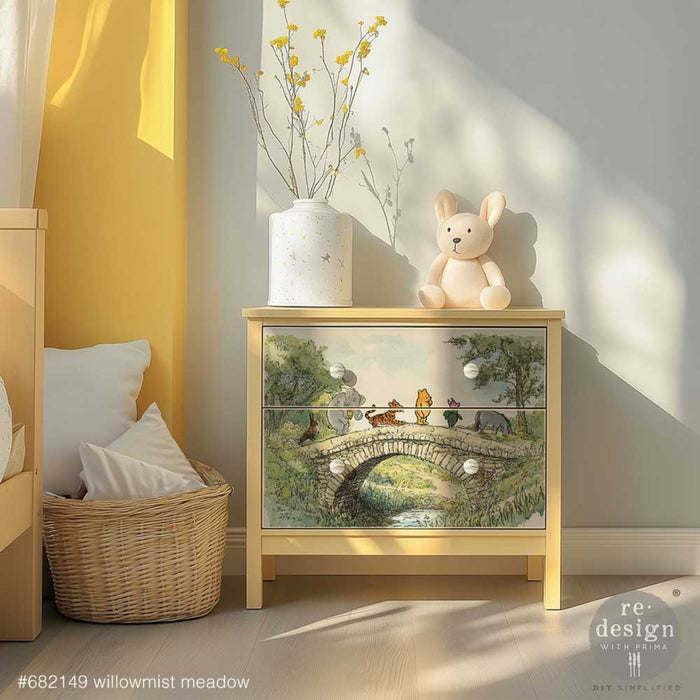 Willowmist Meadow Decoupage Fiber by Redesign with Prima