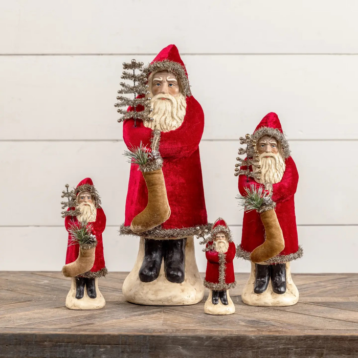 Wine Velvet Belsnickel Ornament