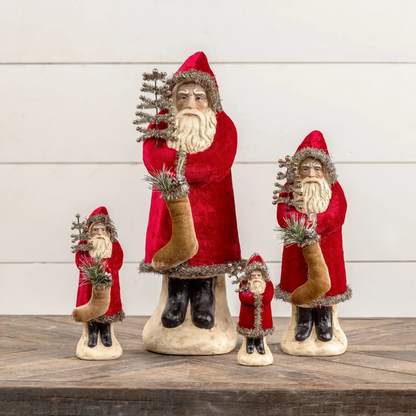 Wine Velvet Belsnickel Ornament