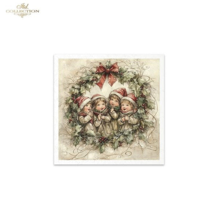 Winter's Tale Christmas Darlings and Santa Rice Paper Mini Set by ITD Collection