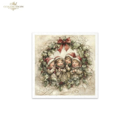 Winter's Tale Christmas Darlings and Santa Rice Paper Mini Set by ITD Collection
