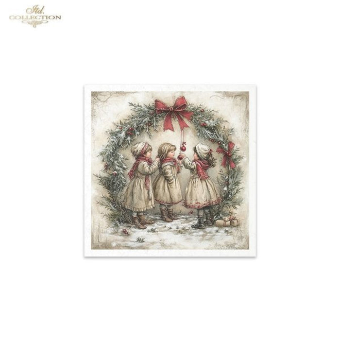 Winter's Tale Christmas Darlings and Santa Rice Paper Mini Set by ITD Collection