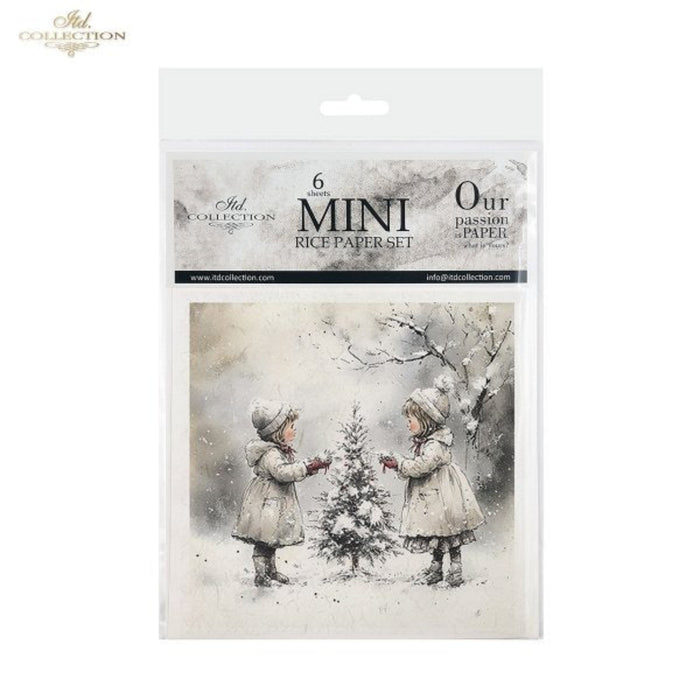 Winter's Tale Christmas Snow Darlings I Rice Paper Mini Set by ITD Collection