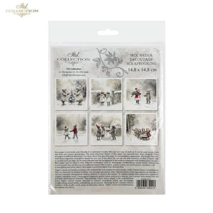Winter's Tale Christmas Snow Darlings I Rice Paper Mini Set by ITD Collection