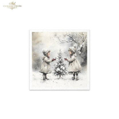 Winter's Tale Christmas Snow Darlings I Rice Paper Mini Set by ITD Collection