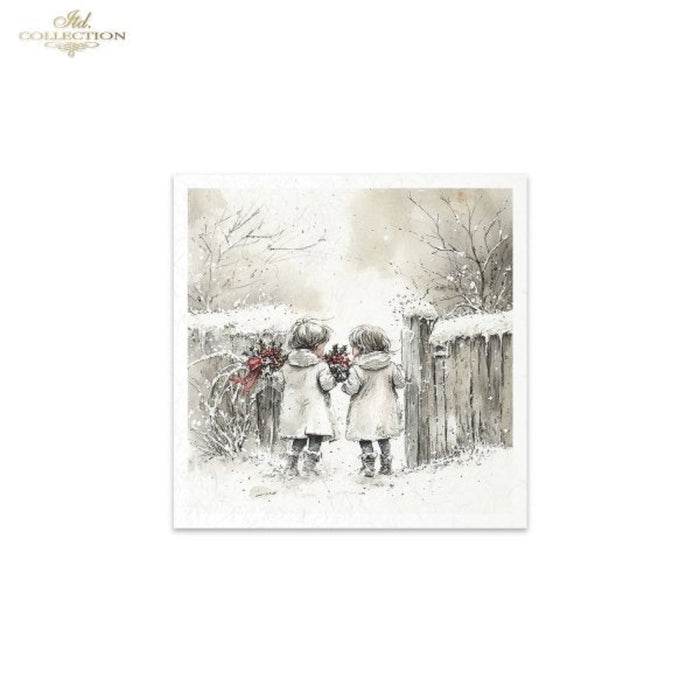 Winter's Tale Christmas Snow Darlings I Rice Paper Mini Set by ITD Collection