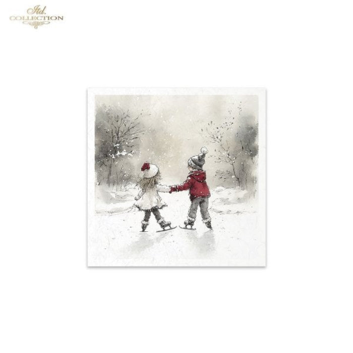 Winter's Tale Christmas Snow Darlings I Rice Paper Mini Set by ITD Collection