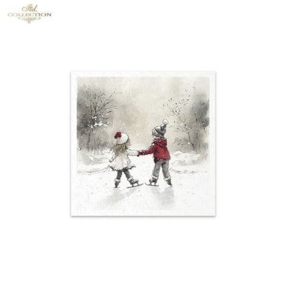 Winter's Tale Christmas Snow Darlings I Rice Paper Mini Set by ITD Collection