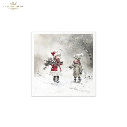 Winter's Tale Christmas Snow Darlings I Rice Paper Mini Set by ITD Collection
