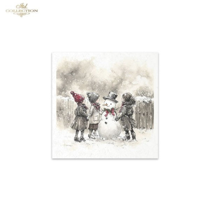 Winter's Tale Christmas Snow Darlings I Rice Paper Mini Set by ITD Collection