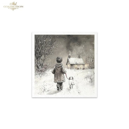 Winter's Tale Christmas Snow Darlings II Rice Paper Mini Set by ITD Collection