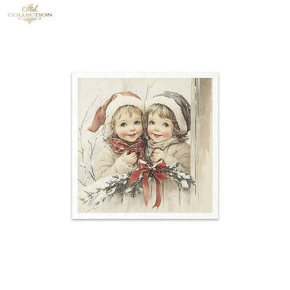 Winter's Tale Christmas Snow Darlings III Rice Paper Mini Set by ITD Collection