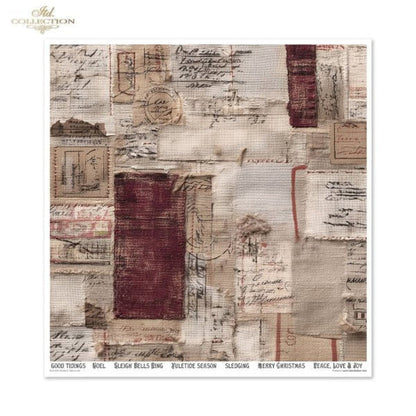 Winter's Tale in Red Scrapbook Paper Set by ITD Collection