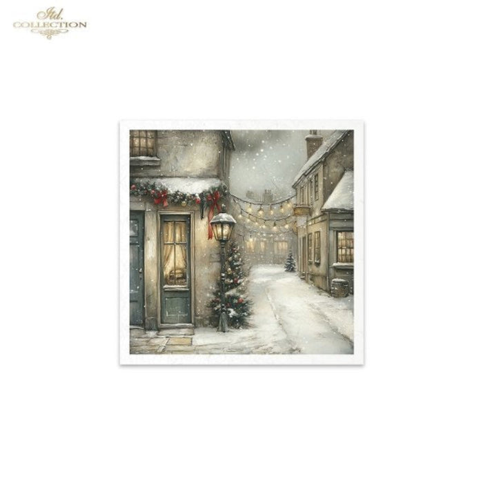 Winter's Tale Village Christmas II Rice Paper Mini Set by ITD Collection